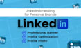 design a professional linkedin banner and photo
