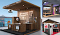 design 3d trade booth,posm booth, retail display,exhibition stand,stall,kiosk