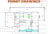 produce blueprint construction permit city plans