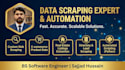 web scraper for data extraction and automation