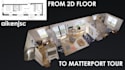 convert 2d floor plan to virtual tour matterport kuula etc