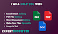 make your raw pdf, excel, word, power point file openable and editable