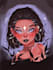 draw stylized characters with simple background