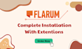 build a community forum website on flarum