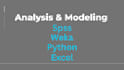 data analysis, data science using spss, rstudio, python,stata, weka and excel