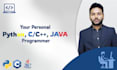 do cpp, python and java programming projects and game developments