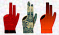 design professional snooker gloves mockup design