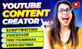 be your youtube video maker or yt content creator