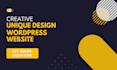 develop a modern and stunning wordpress website