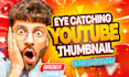 design 5 clickbait youtube thumbnails in 3 hours