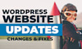 update your wordpress website