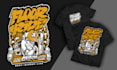 create hiphop streetwear tshirt design