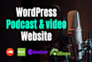 create modern podcast websites using wordpress