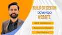 do websites in python django and flask