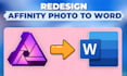 redesign affinity photo to word