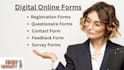 make any type of online form, survey using google forms