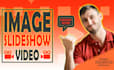 create an amazing image slideshow video with  text and music