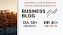 do guest posting on business blog with da 50 plus