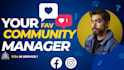 be your community manager