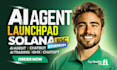 create ai agent, token launchpad, polymarket, four meme, bittensor on solana ton