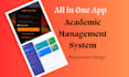make academic management system in asp net core