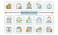 design vector, custom, line icon set and illustration