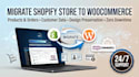 migrate shopify store to woocommerce wordpress