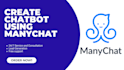 create chatbot using manychat,chatfuel,landbot