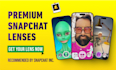 create stunning snapchat lens for you