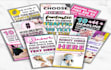 provide 25 editable pinterest pin templates