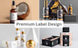 create elegant premium beauty and cosmetic label designs