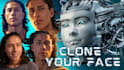 create the character that you want, clone your face