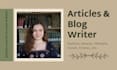 write your SEO blog posts and articles