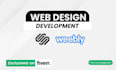 website development squarespace, weebly website