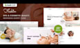 spa cosmetic ecommerce website, skin care shopify store