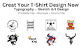 make creative and beautifull t shirt design