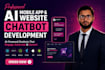 develop ai website, ai web application, ai chatbot, ai mobile app development