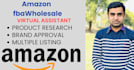 be your amazon fba wholesale virtual assistant