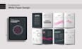 create a professional white paper design