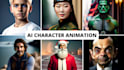 create ai animated character with your script or voice