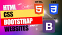 design a responsive HTML CSS bootstrap website for you