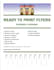 professional flyer with pull off tabs ready to print