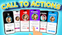 create a 3d phone follow animation for social media
