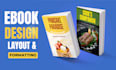 design a professional ebook cover and layout