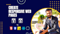 convert your figma to HTML, xd to HTML, PSD to HTML convert your web design