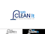 create a professional cleaning and maintenance logo
