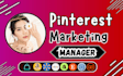 be your pinterest marketing manager,create SEO pins, boards and increase traffic