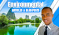 write sustainability and environmental esg article and blog post