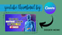 create youtube thumbnail using canva