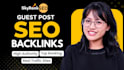 do high da SEO backlinks via guest posts